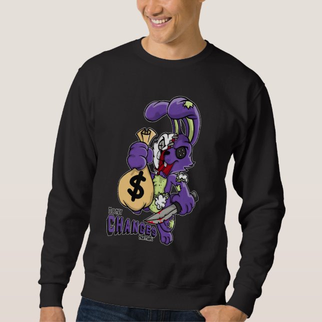 Horror Rabbit ändert alles Canyon Purple 4s Sweatshirt (Vorderseite)