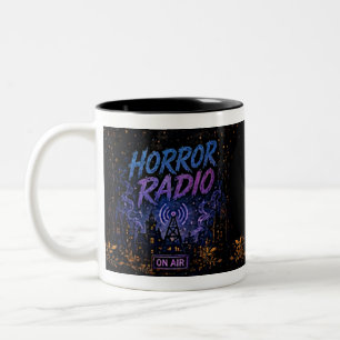 Horror-Radio-Turm Zweifarbiges Tasse