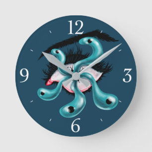 Horror Runde Wanduhr
