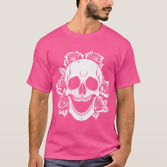 Horror Skull Art Skull Gothic Heavy Metal T-Shirt (Vorderseite)
