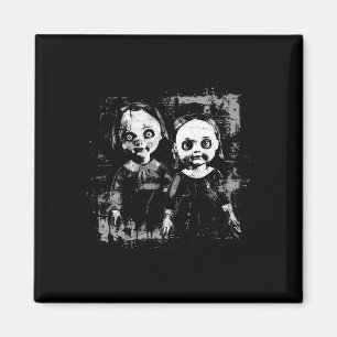 Horror Spuk Doll Creepy Toy Halloween Goth Alt Magnet