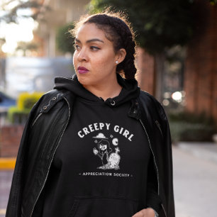 Horror-Stil für Frauen, Creepy Girl Hoodie
