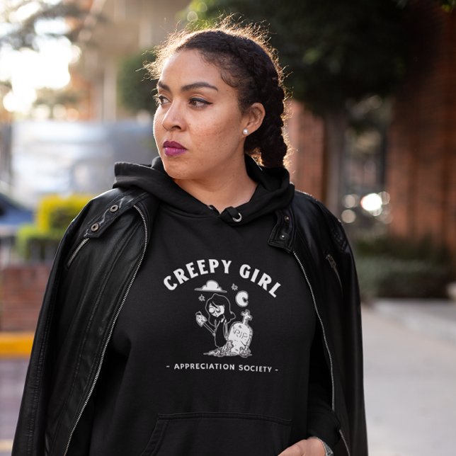 Horror-Stil für Frauen, Creepy Girl Hoodie (Von Creator hochgeladen)