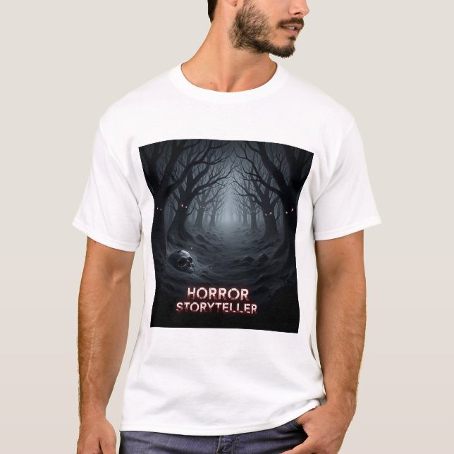 Horror Storyteller Shirt – Dark Gothic Horror Art  (Vorderseite)