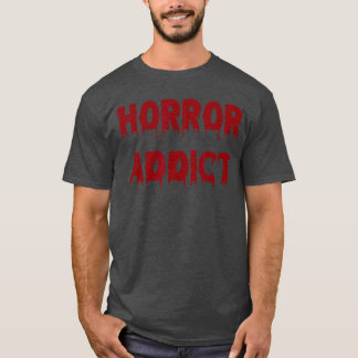 Horror-Süchtiger Lustiger Halloween-Goth retro T-Shirt