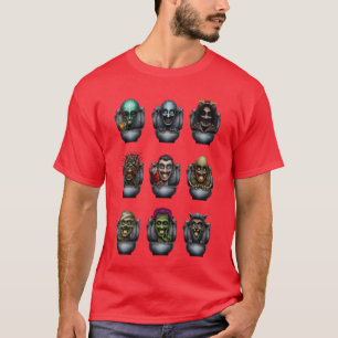 Horror Toilette Monster Pack Junge T-Shirt