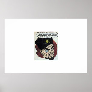 Horror Vintage Comicen   80er Retro Comic Poster