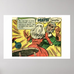 Horror Vintage Comicen   alt, klassisch und Retro Poster