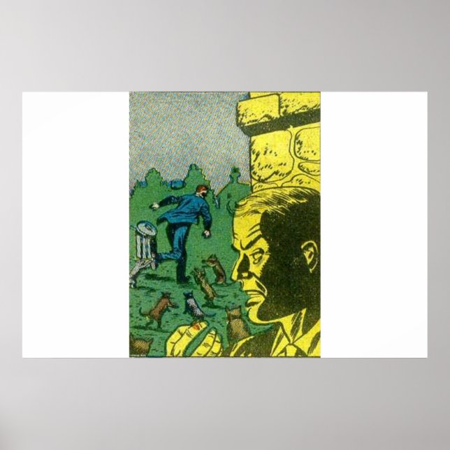 Horror Vintage Comicen | Retro-Comic Poster (Vorne)