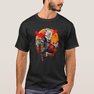 Horror Werewolf für Horror Weihnachten T-Shirt