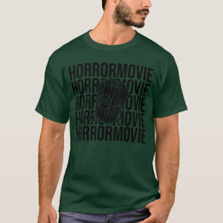 Horrorfilm-Fan Lustiges Horrorfilm-Popcorn-Geschen T-Shirt