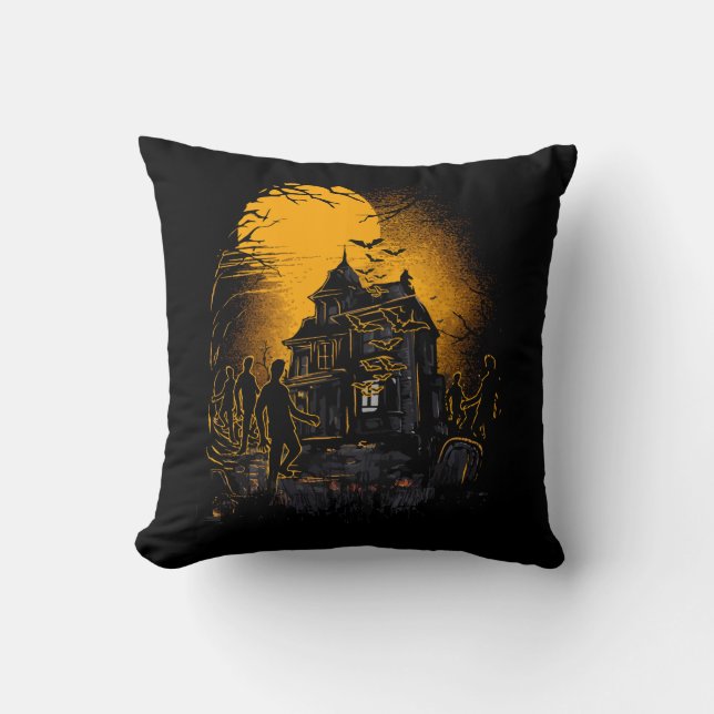 Horrorfilm Halloween Nightmare Scene Kissen (Vorderseite)