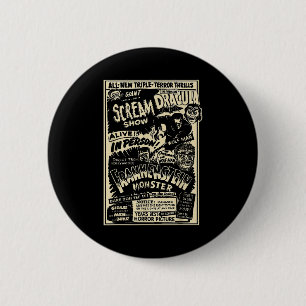Horrorfilm-Monster Mumie Dracula Werwolf Frankenst Button