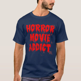 Horrorfilm-Süchtiger blutig blutbefleckt lustig Sp T-Shirt