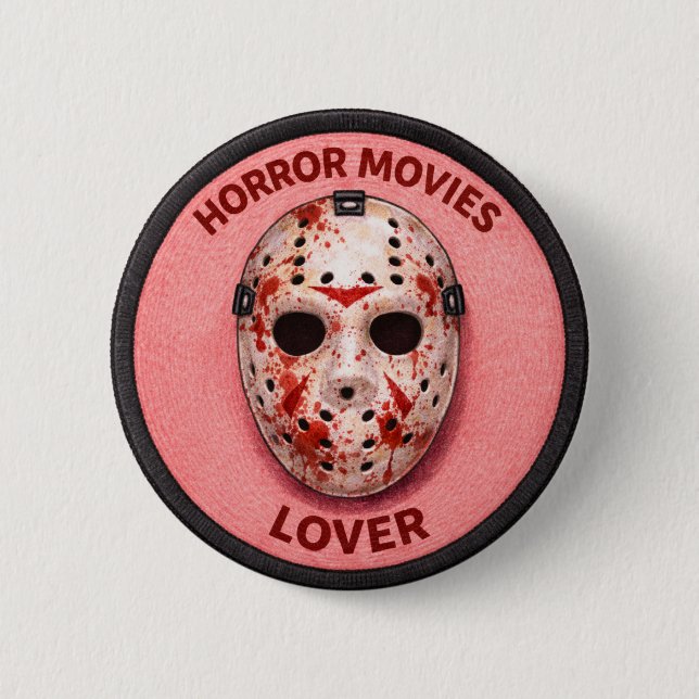 Horrorfilme Button (Vorderseite)