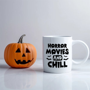 Horrorfilme und Chillen Kaffeetasse