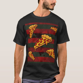Horrorfilme und Pizza 1caesium Familie Retro T-Shirt