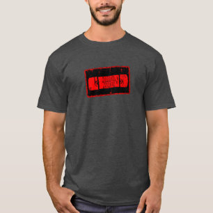 Horrorfilme - Videokassette Rot/Schwarz T-Shirt