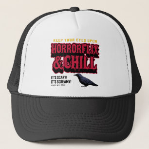 Horrorflix und Chill Truckerkappe
