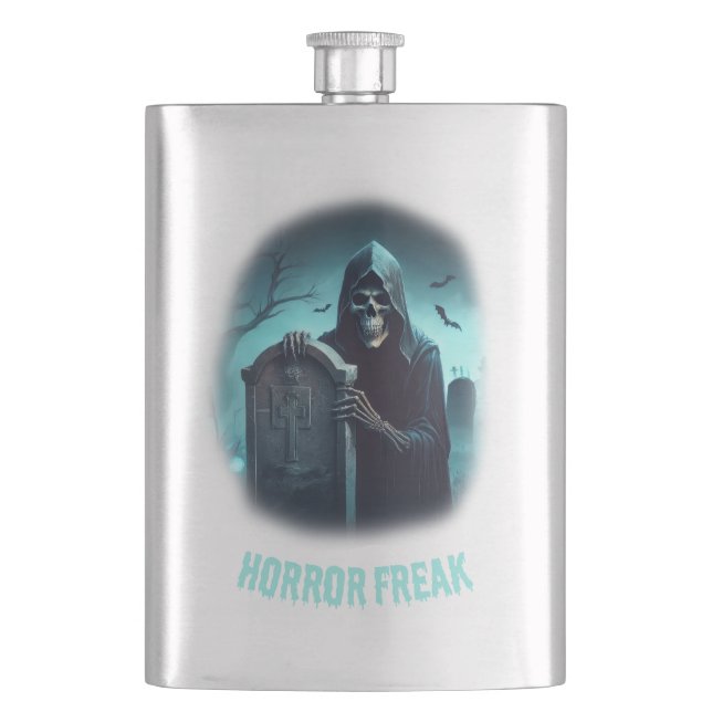 Horrorfreak-Reaper Flachmann (Vorderseite)