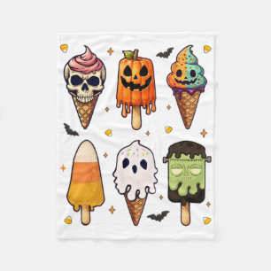 Horrorschinken Sommer Eis Halloween Eiscreme Fleecedecke