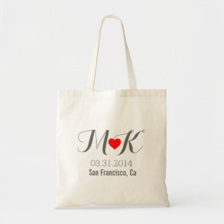 Hors du sac d'invités de mariage de la ville OOT