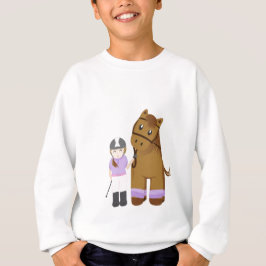 Horse and girl - Mädchen und Pferd Hoodie
