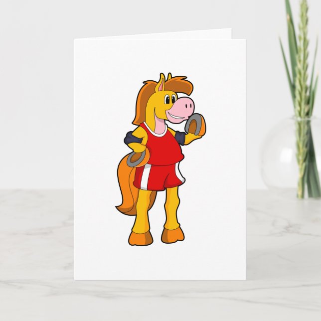 Horse as Runner Karte (Vorderseite)