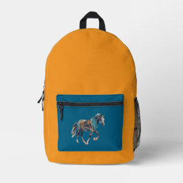 Horse Backpack/Bag Bedruckter Rucksack