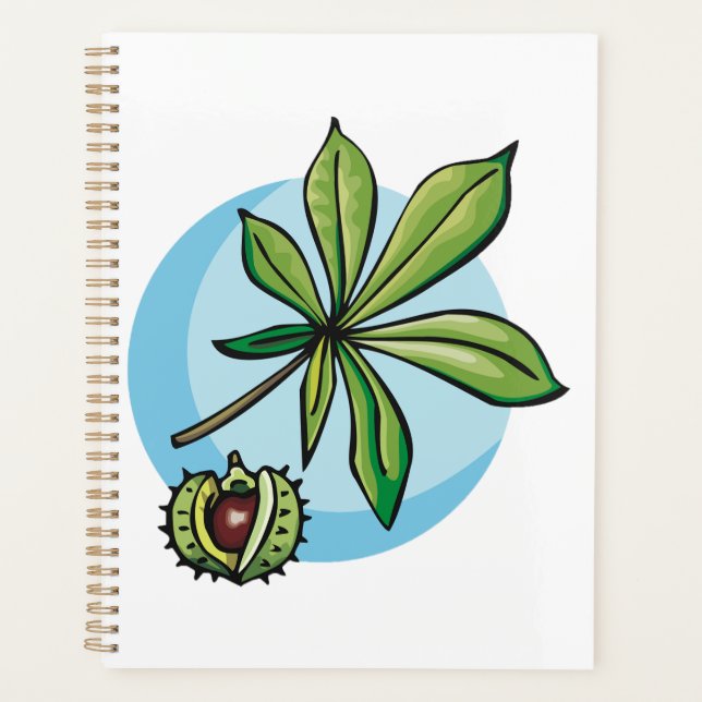 Horse Chestnut Leaf and Conker (Devant)