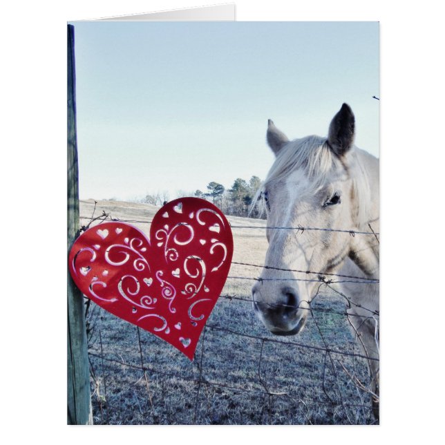 HORSE coeur Valentine (Devant)