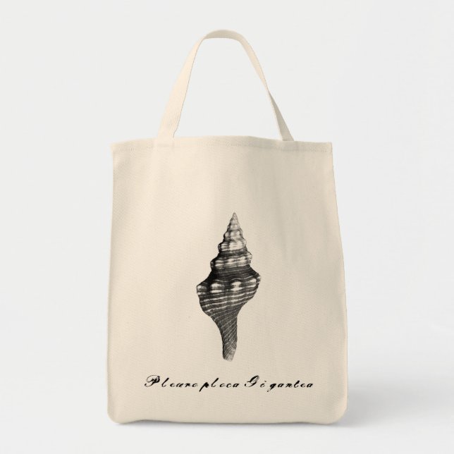 Horse Conch Grocery/Beach Tote Tragetasche (Vorne)