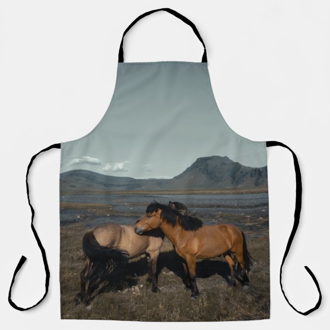 HORSE COUPLE SCHÜRZE (Vorderseite)