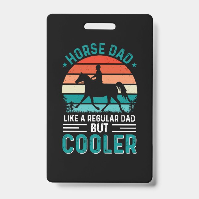 Horse Dad Ausweis (Vorderseite)