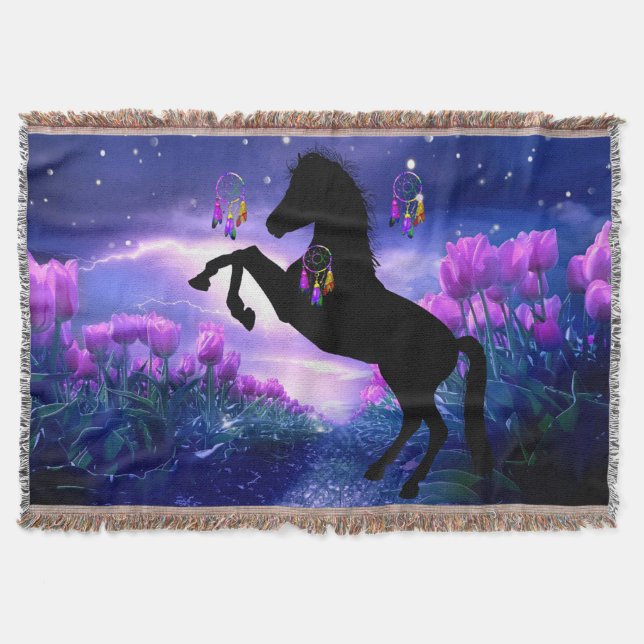 Horse Dreamcatcher Decke (Vorderseite)