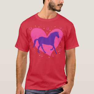 Horse Girl Horseback Riding Equestrian Horse Lover T-Shirt