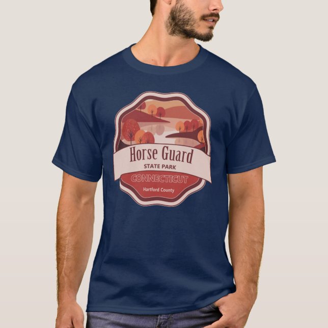 Horse Guard State Park Hartford County Connecticut T-Shirt (Vorderseite)