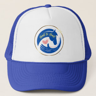 Horse Heart to Heart Healing Vibes Logo Truckerkappe