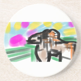 Horse joy getränkeuntersetzer