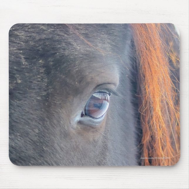 Horse-LiebhaberIn-Tierdesign Mousepad (Vorne)