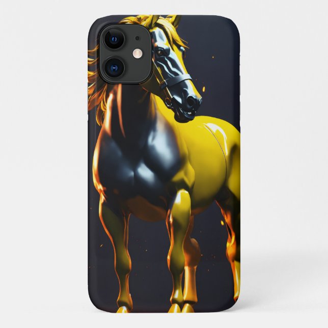 Horse Logo iPhone 11 Barely There Case (Rückseite)