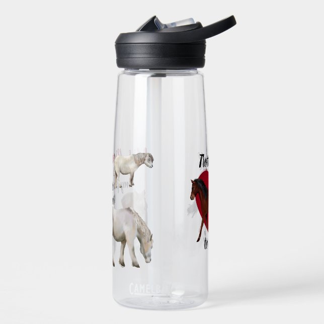 Horse Loving Teacher Trinkflasche (Links)