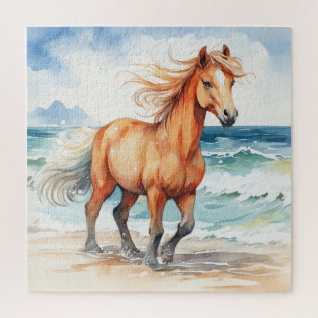 Horse on Beach (Vertikal)
