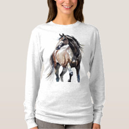 Horse Painting Long Sleeves Top
