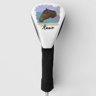 Horse Portrait of "Annie" Personalize Your Golf Headcover
