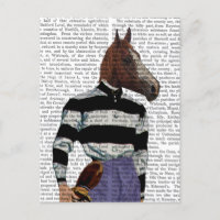 Horse Racing Jockey Portrait