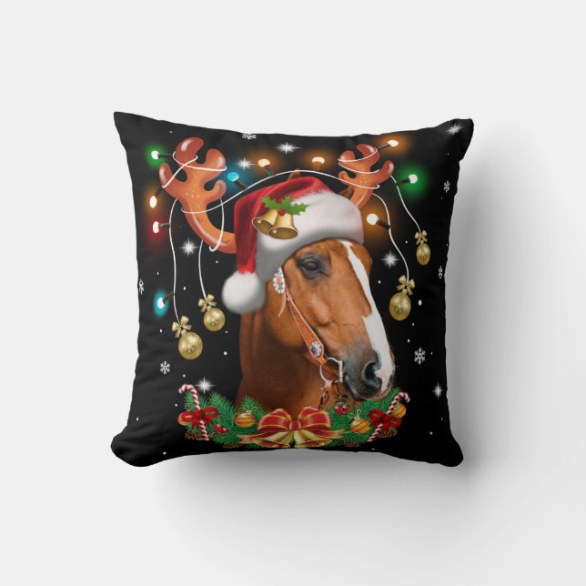 Horse Reindeer Kissen (Vorderseite)