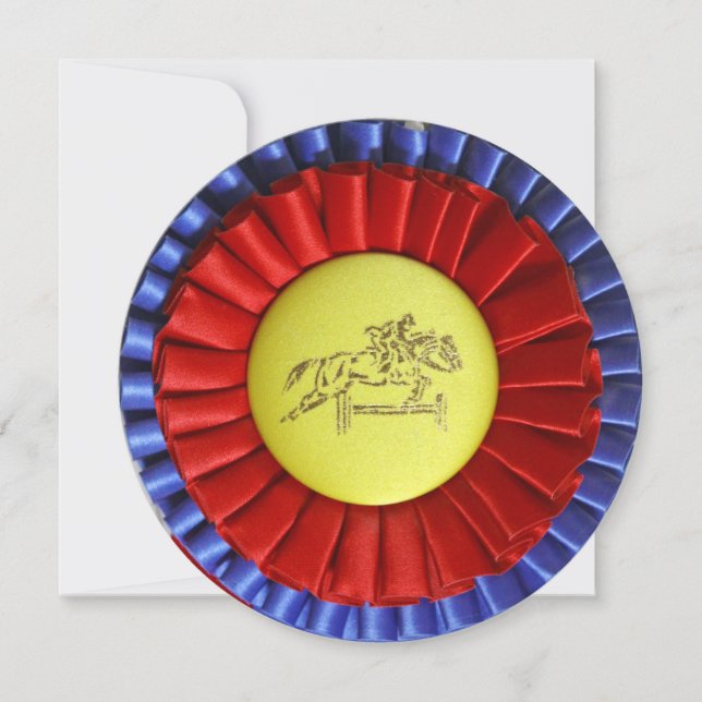 Horse Ribbon Invitation à la fête du 13e anniversa (Devant)