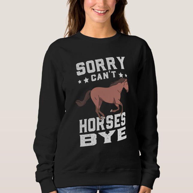 Horse Riding Owner Outfit Equestrian Horse  for Gi Sweatshirt (Vorderseite)