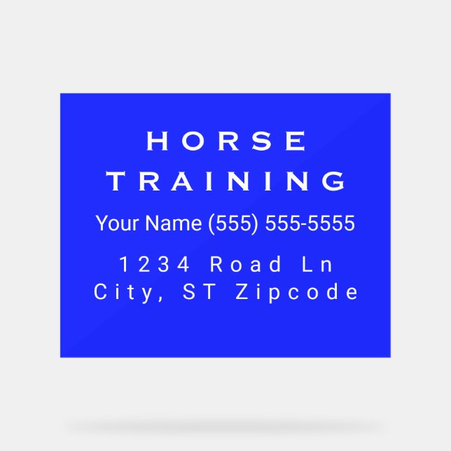 Horse Royal Professional Business Card (Recto)